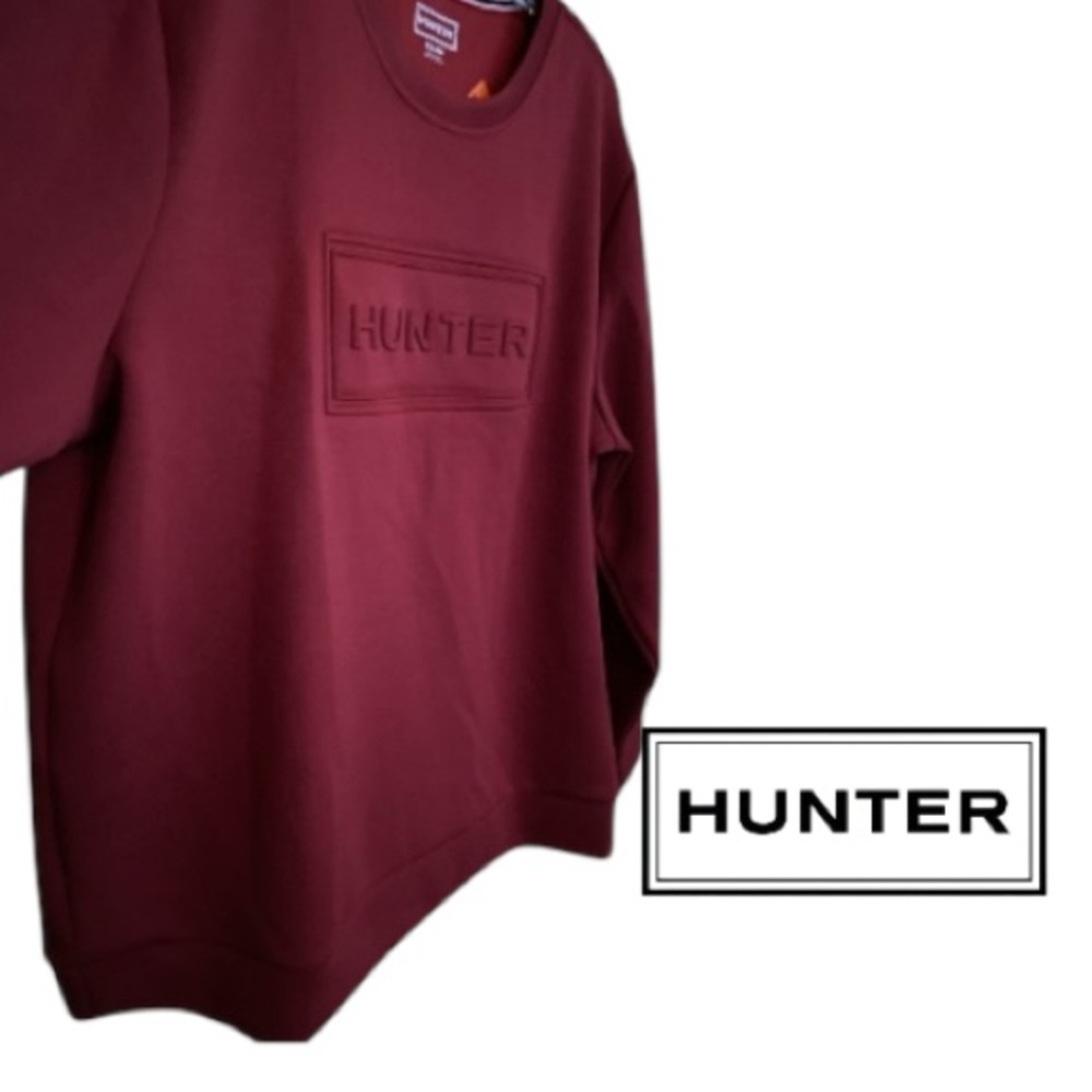 XXL HUNTER Burnt Red Logo Sweatshirt, New With Tags